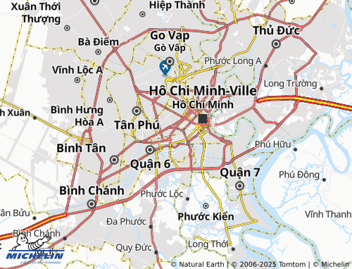 MICHELIN Phường 2 map - ViaMichelin