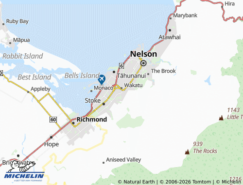 Mapa MICHELIN Enner Glynn - ViaMichelin