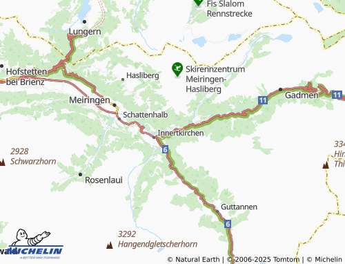 MICHELIN Wyler-Sunnsyten map - ViaMichelin