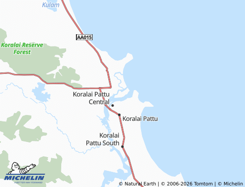 Mapa MICHELIN Nasivanthivu - ViaMichelin