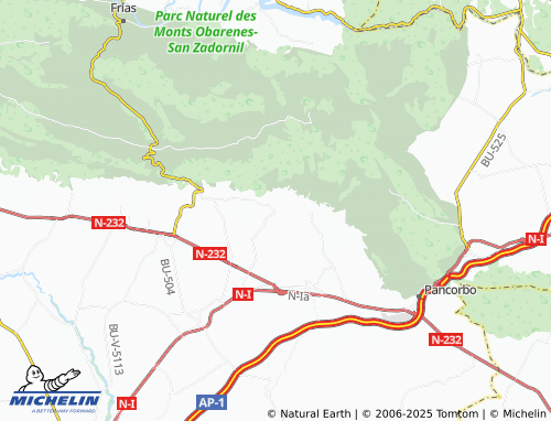 MICHELIN Miraveche map - ViaMichelin