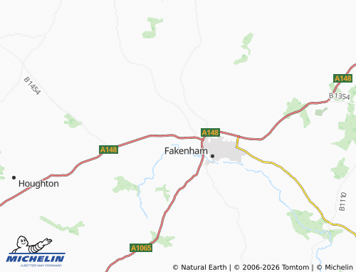 Carte MICHELIN Sculthorpe - ViaMichelin