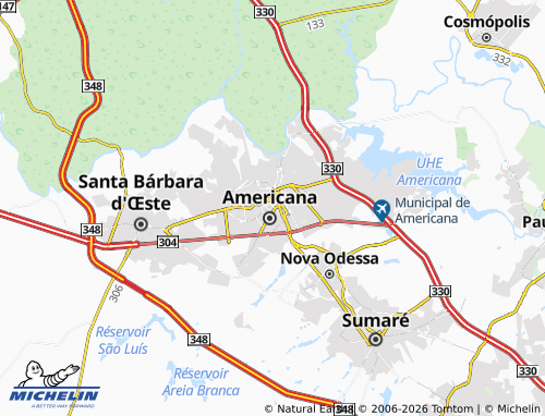 Mapa MICHELIN Vila Pavan - ViaMichelin