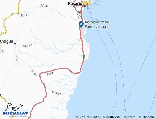 Carte MICHELIN Los Llanos de la Guirra - ViaMichelin