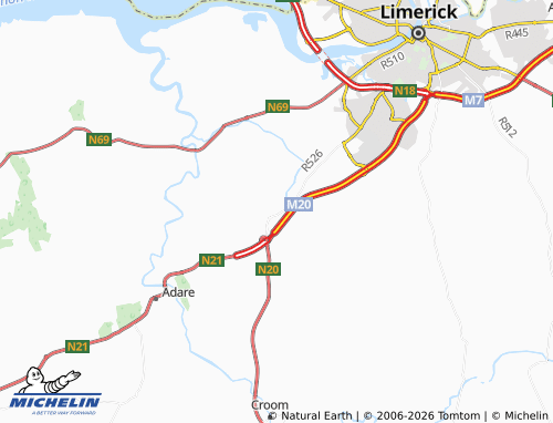 Kaart MICHELIN Patrickswell - ViaMichelin