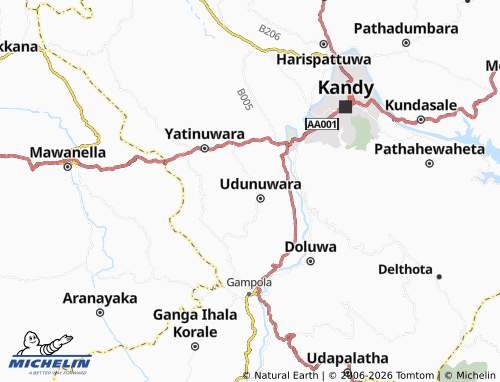 Mappa MICHELIN Hiyarapitiya - ViaMichelin
