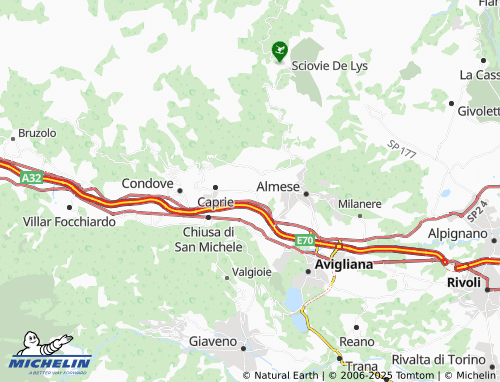 MICHELIN Novaretto map - ViaMichelin