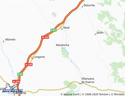 Mappa MICHELIN Mezalocha - ViaMichelin