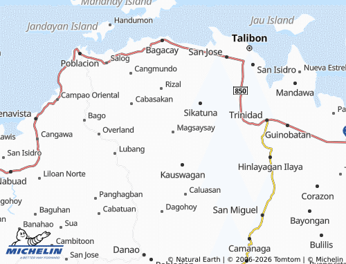 MICHELIN Magsaysay map - ViaMichelin