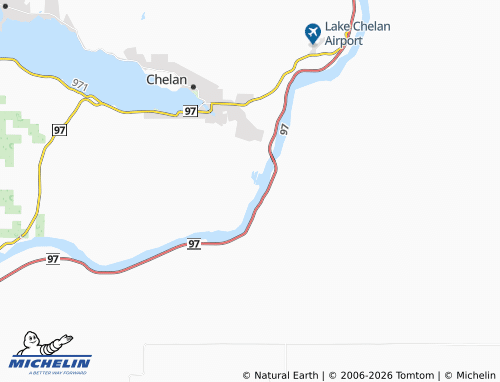 Mapa MICHELIN Chelan Falls - ViaMichelin