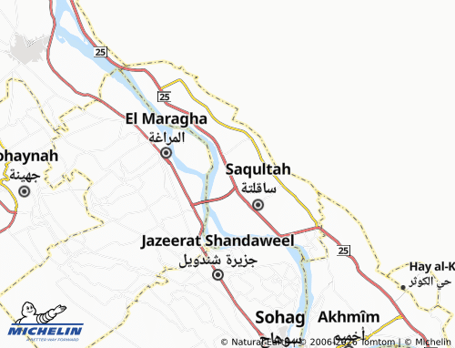 MICHELIN El Awamia map - ViaMichelin