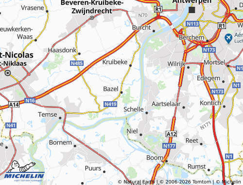 Mapa MICHELIN Bazel - ViaMichelin