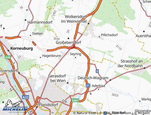 MICHELIN Seyring map - ViaMichelin