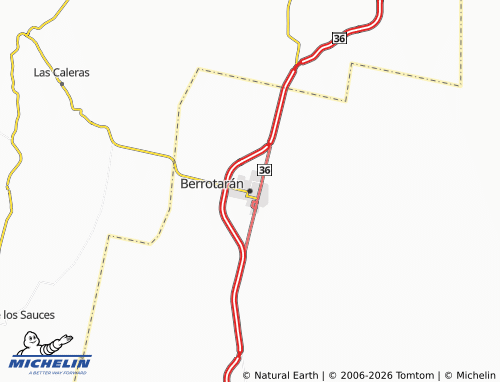 MICHELIN-Landkarte Berrotarán - ViaMichelin