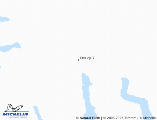 MICHELIN Oclucje 7 map - ViaMichelin
