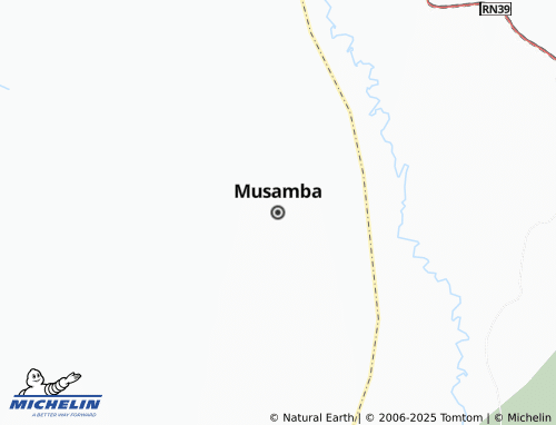 MICHELIN Musamba map - ViaMichelin
