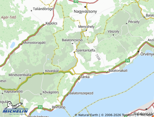 MICHELIN-Landkarte Tagyon - ViaMichelin