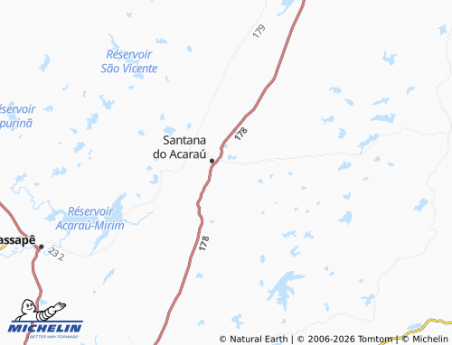 Mapa MICHELIN Gerardo Arcanjo - ViaMichelin