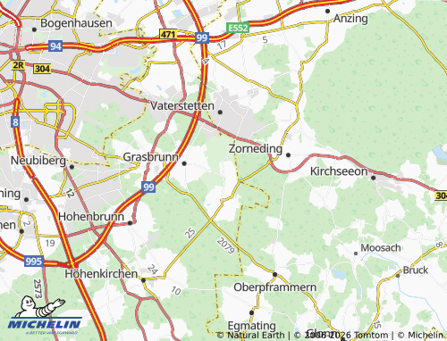 Mapa MICHELIN Möschenfeld - ViaMichelin