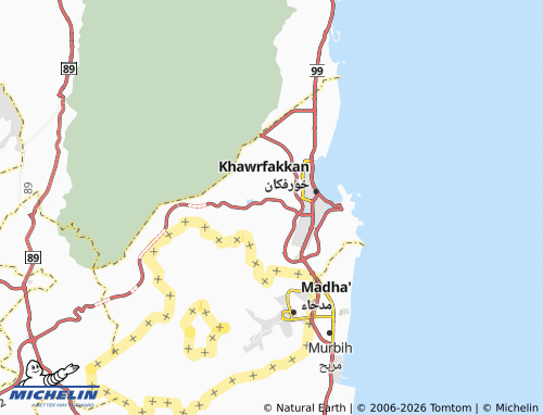 MICHELIN Wadi Shee map - ViaMichelin