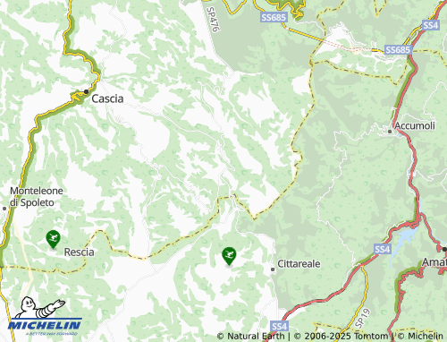 Mapa MICHELIN Civita - ViaMichelin