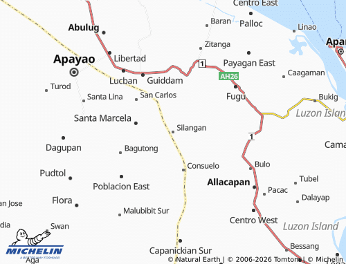 Mapa MICHELIN Silangan - ViaMichelin