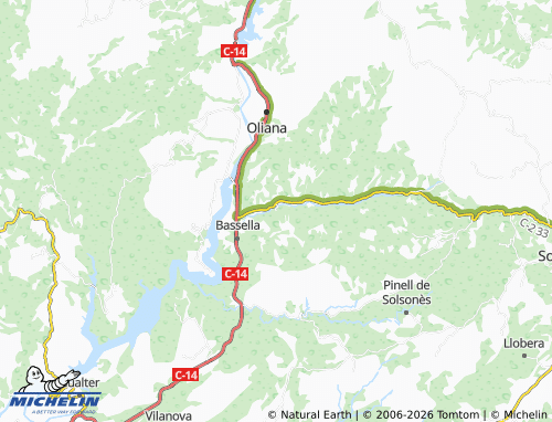 MICHELIN Altès map - ViaMichelin
