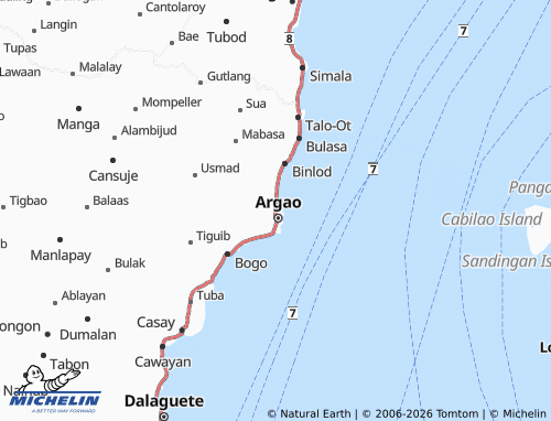 MICHELIN Langtad map - ViaMichelin