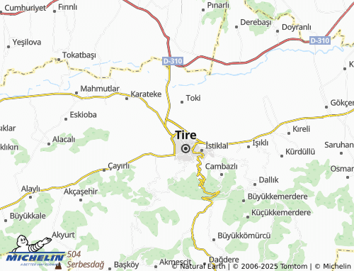 Mappa MICHELIN Atatürk - ViaMichelin