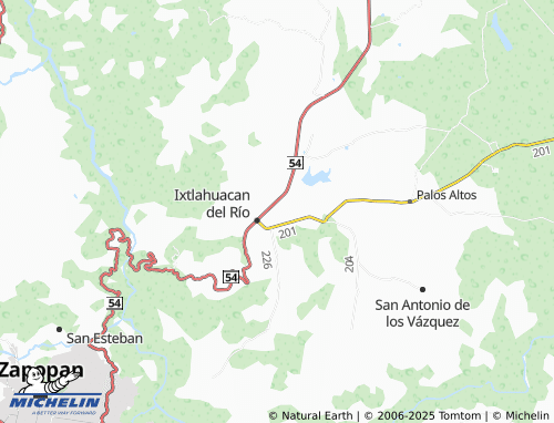 MICHELIN Jardínez de La Paz map - ViaMichelin