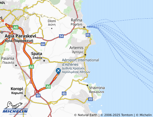 MICHELIN Neapoli map - ViaMichelin