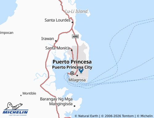 MICHELIN Tiniguiban map - ViaMichelin