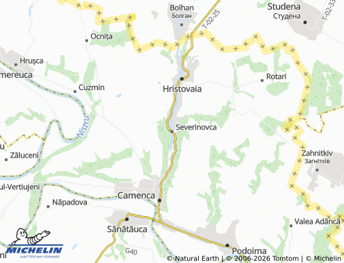 Mapa MICHELIN Severinovca - ViaMichelin