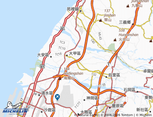 Mappa MICHELIN da jia dong - ViaMichelin
