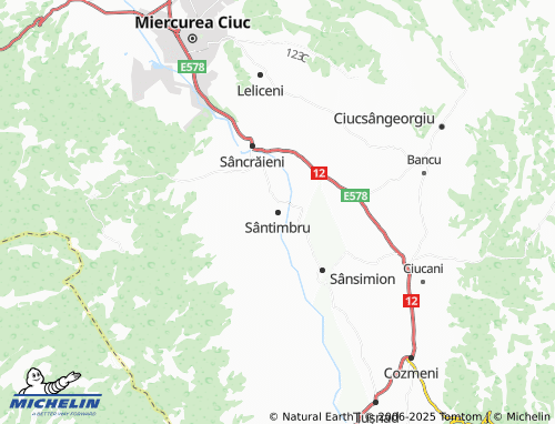 MICHELIN Sântimbru map - ViaMichelin