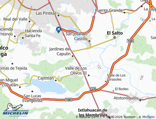 MICHELIN Rancho Alegre map - ViaMichelin