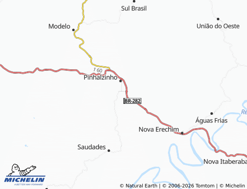 Mappa MICHELIN Nova Divinéia - ViaMichelin