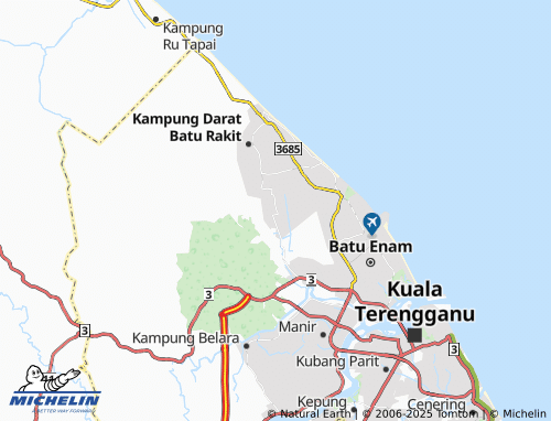 Kaart MICHELIN Kampung Gelong Gajah - ViaMichelin