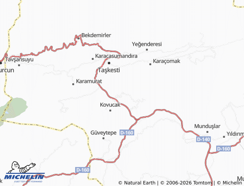 MICHELIN Ekinören map - ViaMichelin