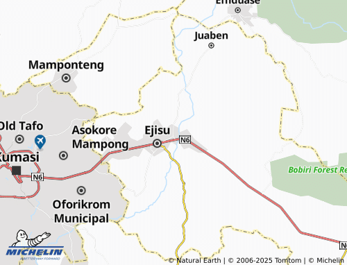 MICHELIN Achiakrom map - ViaMichelin