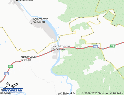 MICHELIN Uzhovo map - ViaMichelin