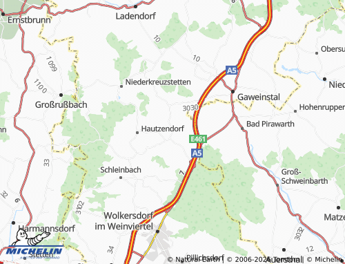 MICHELIN Wolfpassing an der Hochleithen map - ViaMichelin