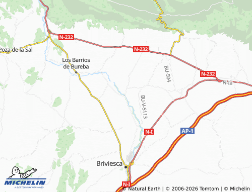 MICHELIN Vileña map - ViaMichelin