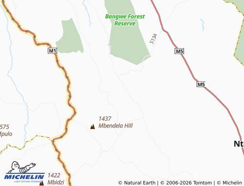 MICHELIN Kachinjika map - ViaMichelin