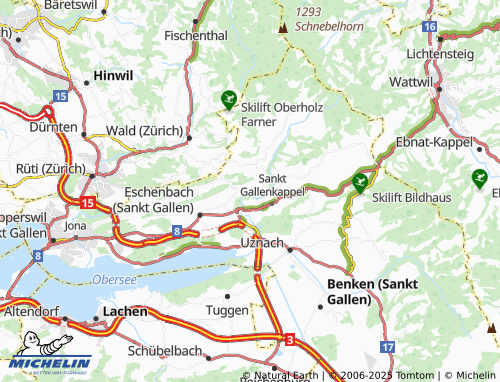 MICHELIN-Landkarte Enetbach - ViaMichelin