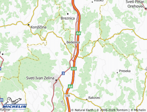 MICHELIN komin map - ViaMichelin