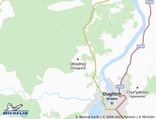 Carte MICHELIN Otradnyy - ViaMichelin