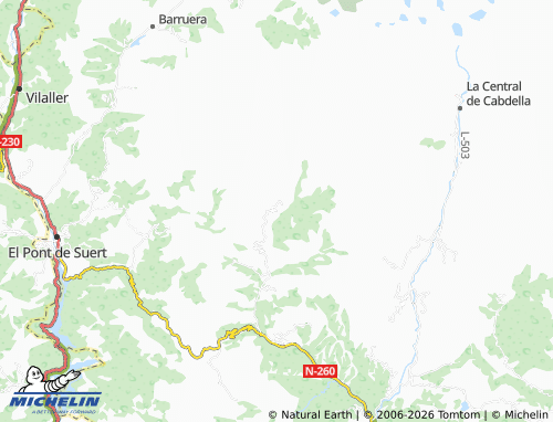 Carte MICHELIN El Mesull - ViaMichelin