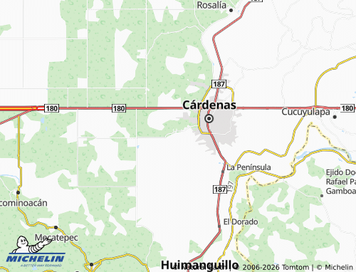 MICHELIN Los García map - ViaMichelin