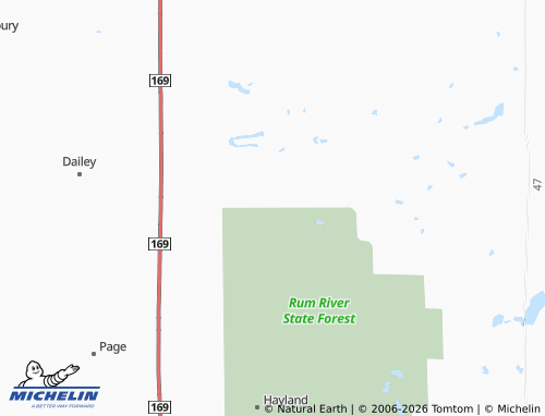 Mapa MICHELIN Mudgett - ViaMichelin